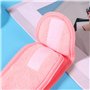 Frcolor Spa Headband Make Up Head Terry Tissu Headband Stretch Yoga Sport Towel Headband, 3 Pieces (White Black Pink)