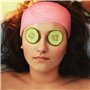 Frcolor Spa Headband Make Up Head Terry Tissu Headband Stretch Yoga Sport Towel Headband, 3 Pieces (White Black Pink)