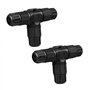 BESTOMZ Boîtes de Jonction Electrique Étanche IP68 3 Voies Connecteur de Câble Boîtier Électrique Extérieur 2 Pièces