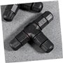 BESTOMZ Boîtes de Jonction Electrique Étanche IP68 3 Voies Connecteur de Câble Boîtier Électrique Extérieur 2 Pièces