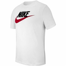 T shirt à manches courtes NSW TEE ICON FUTUA Nike AR5004 100 Blanc (XXL)