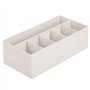 mDesign rangement cosmétiques pour lavabos ou table de maquillage – panier de salle de bain en plastique sans BPA pour maquillag