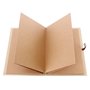 Kraft papier relié Accordéon Style bricolage Photo Ablum livre 36 Page blanc Scrapbook pour l'obtention du diplôme anniversaire