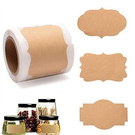 300 Pièces Vintage étiquette Kraft
