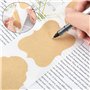 300 Pièces Vintage étiquette Kraft, étiquettes Autocollantes, Étiquettes Adhésives en Papier Kraft, pour Fête Stickers, DIY Emba