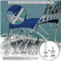 50 jeux de boutons-pression, boutons-pression pour toile, boutons en métal, vis pour toile, vis pour toile en acier inoxydable a