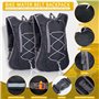 aiface 6L Sac à Dos de Vélo Léger Petit Sac de Cyclisme avec Bandes Réfléchissantes pour Sac d’Eau Compatible pour Course, Cycli