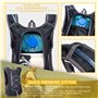 aiface 6L Sac à Dos de Vélo Léger Petit Sac de Cyclisme avec Bandes Réfléchissantes pour Sac d’Eau Compatible pour Course, Cycli