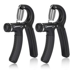 peinat 2 Pièces Muscleurs de Main Pince à Main Hand Grip avec Plage de Résistance Réglable 5-60 Kg pour La Récupération des Pati