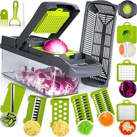 SAIAOBO Mandoline Coupe-Légumes 13 en 1