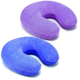 JAHEMU Oreillers de Voyage Gonflable Coussin de Voyage Pliable Cervical Oreiller Cou Support Travel Pillow Inflatable Neck Cushi