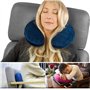JAHEMU Oreillers de Voyage Gonflable Coussin de Voyage Pliable Cervical Oreiller Cou Support Travel Pillow Inflatable Neck Cushi