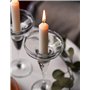 Bougies d'urgence – Lot de 24 bougies courtes blanches – Non parfumées – Bougies d'urgence pour la maison et le kit d'urgence