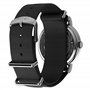 Timex Weekender unisexe 40 mm, Noir/argenté/noir, Moderne