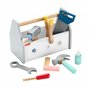 Fisher-Price Coffret Boîte à Outils en Bois Comprenant Une perceuse factice
