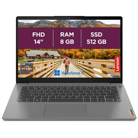 Lenovo IdeaPad 3 14ALC6 - Ordinateur Portable 14’’ FHD (AMD Ryzen 7 5700U