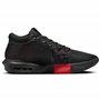 Nike Lebron Witness VIII Chaussures de Basketball pour Homme, Black White University Red, 46 EU