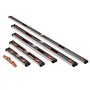 VEVOR Niveau à Torpille Magnétique 6PCS, 78/48/32/24/16/10 po, Flacons à Bulles, Mesure à 45/90/180 degrés, Outil de Nivellement