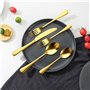 VEVOR Ménagère 100 pièces, couverts en acier inoxydable de qualité alimentaire, finition miroir, lavables au lave-vaisselle, ave