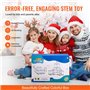 VEVOR Kit de Construction de Fort pour Enfants, 180 pièces, Jouets de Construction STEM pour Enfants de 4 5 6 7 8 Ans et Plus, J