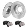 VEVOR Kit de Frein Arrière, Compatible avec AUDI A3 (8L), SEAT IBIZA, SKODA OCTAVIA, ROOMSTER, VW GOLF Ⅳ, Disques de Frein 232 m