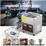VEVOR Nettoyeur à Ultrasons 2L en Acier Inoxydable Bac Ultrasons Numérique avec Chauffage Temps et Température Réglables Apparei