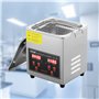 VEVOR Nettoyeur à Ultrasons 2L en Acier Inoxydable Bac Ultrasons Numérique avec Chauffage Temps et Température Réglables Apparei