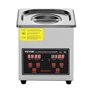 VEVOR Nettoyeur à Ultrasons 2L en Acier Inoxydable Bac Ultrasons Numérique avec Chauffage Temps et Température Réglables Apparei
