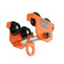 VEVOR Chariot Porte-palan Capacité de Charge 3 T Chariot à Poutre de Poussée Largeur Réglable de 63,5-203,2 mm Chariot à Palan d