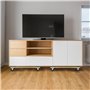 VEVOR Chariot de Déménagement 2PCS Déplace Meubles en Bois Capacité de Charge 454 kg Chacun 762x457,2x130 mm avec 4 Roues Pivota