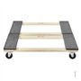 VEVOR Chariot de Déménagement 2PCS Déplace Meubles en Bois Capacité de Charge 454 kg Chacun 762x457,2x130 mm avec 4 Roues Pivota