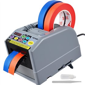 VEVOR Distributeur automatique de ruban adhésif électrique 25 W coupe-ruban machine de découpe de ruban largeur de ruban 6-60 mm