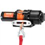 VEVOR Treuil Électrique VTT UTV Capacité de Traction 2041 kg 12 V CC, Corde Synthétique 12 Brins Φ 0,6x1188,7 cm, Guide-câble, T