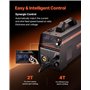 VEVOR Poste à Souder MIG, 160 A, Machine de Soudage Synergique Soudeuse Portable Multi-processus MIG sans Gaz au Gaz MMA Lift TI