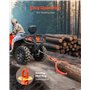 VEVOR Pince Forestière pour Troncs 710 mm, Pince de Levage pour Bois Bûches Grumes Pivotante 2 Griffes Capacité de Levage 500 kg