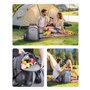 VEVOR Sac à Dos Isotherme pour 2 Personnes, Sac à Dos de Pique-Nique avec Compartiment Isotherme, Porte-Bouteille Amovible, Couv