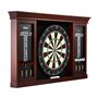 VEVOR Kit Cible de Fléchettes et Armoire Taille Officielle, Armoire à Fléchettes Prêt à Jouer, Jeu de Fléchettes à Pointe en Aci