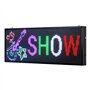 VEVOR Enseigne Lumineuse LED Programmable 99x35 cm, Panneau d’Affichage Numérique Couleur Pleine P10, GIF à Motifs de Texte Pers