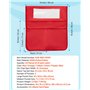 VEVOR Pochette de Chaise, Lot de 24, Poche Rangement Dossier Chaise, 36x38 cm, Pochettes Organiseur de Dossier Chaises avec Étiq