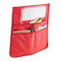 VEVOR Pochette de Chaise, Lot de 24, Poche Rangement Dossier Chaise, 36x38 cm, Pochettes Organiseur de Dossier Chaises avec Étiq