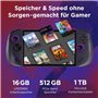 Lenovo Legion Go S Console de jeu | Écran WUXGA 8" | AMD Ryzen Z2 Go | 16 Go de RAM | SSD 512 Go | Carte graphique AMD Radeon | 