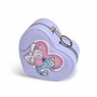 Disney Stitch & Angel Boîte à bijoux avec fermeture Éclair Motif cœur