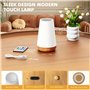 HOOMOOZ Lampe de Chevet Veilleuse LED Tactile avec 13 Couleurs RGB, Lampe de Nuit avec 3 Modes d'Éclairage, Veilleuse Allaitemen