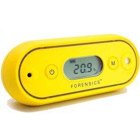 Détecteur d'oxygène par Forensics | Durée de vie de la batterie de 2 ans | Capteur de 3 ans | Calibration USA NIST | Résistant a