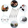 Lot de 6 mini tournevis, tournevis de réparation de lunettes, kit d'outils de réparation de précision avec 6 tournevis plats et 