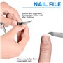 KATX Lot de 2 coupe ongle, Acier Inoxydable Résistant bien faits coupe ongles pour Ongles des Mains & des Pieds, Tranchant, Robu