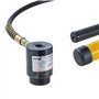 KATSU Perforateur Hydraulique 10T 22-60,5 mm 6 Matrices Emporte-pièces Hydrauliques en Tôle avec Pompe Hydraulique Manuelle pour