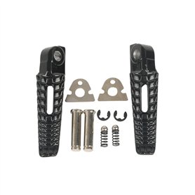 TCMT Noir Piquets de pied arrière pour moto Footpeg Repose-pieds support Ensemble pour Suzuki V-Strom GSXR 750 2006-2014
