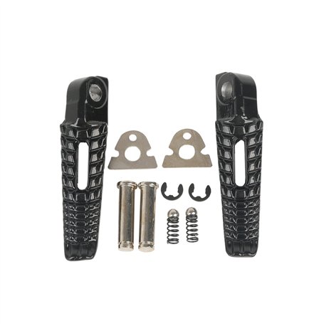 TCMT Noir Piquets de pied arrière pour moto Footpeg Repose-pieds support Ensemble pour Suzuki V-Strom GSXR 750 2006-2014