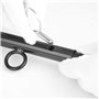 PENJOY Acier Inoxydable Argent Réglable Pilates Spreader Bar Barre d'écartement Set Aide Sportive Formation Yoga Fitness Gear